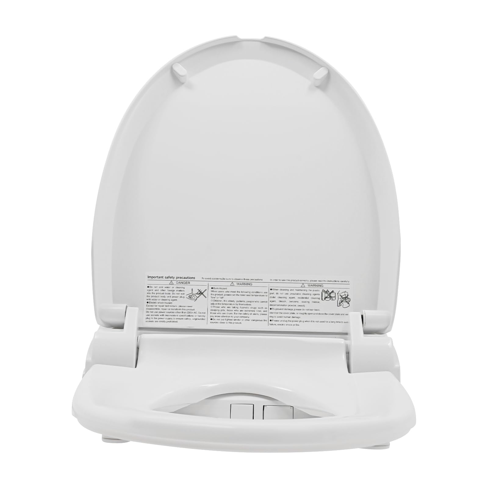Tapa de inodoro, 1350 W, 220 V, asiento de bidé eléctrico con mando a distancia, turbo, lavado infantil, asiento de inodoro climatizado, IPX4