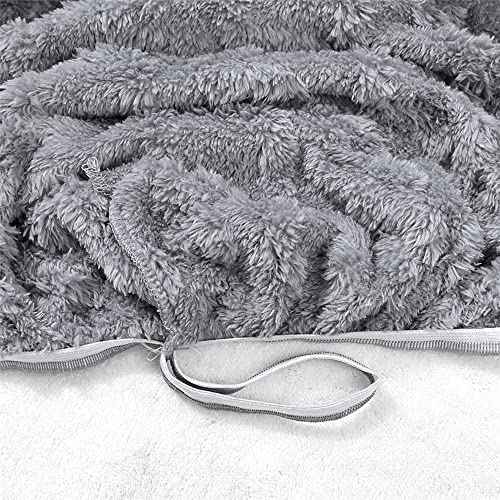 Housse de fauteuil inclinable 2 places gris | Protection extensible - 5