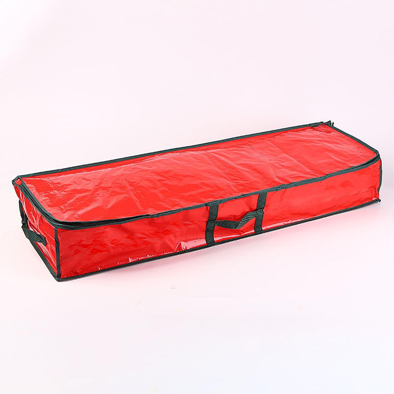Geschenkpapier-Organizer, Polyethylen, 104 x 36 x 16 cm, große Aufbewahrungsbehälter mit Griff-Innentaschen, Geschenkpapierrollenhalter für Zuhause, Unterbett, Keller, Garage, Schrank