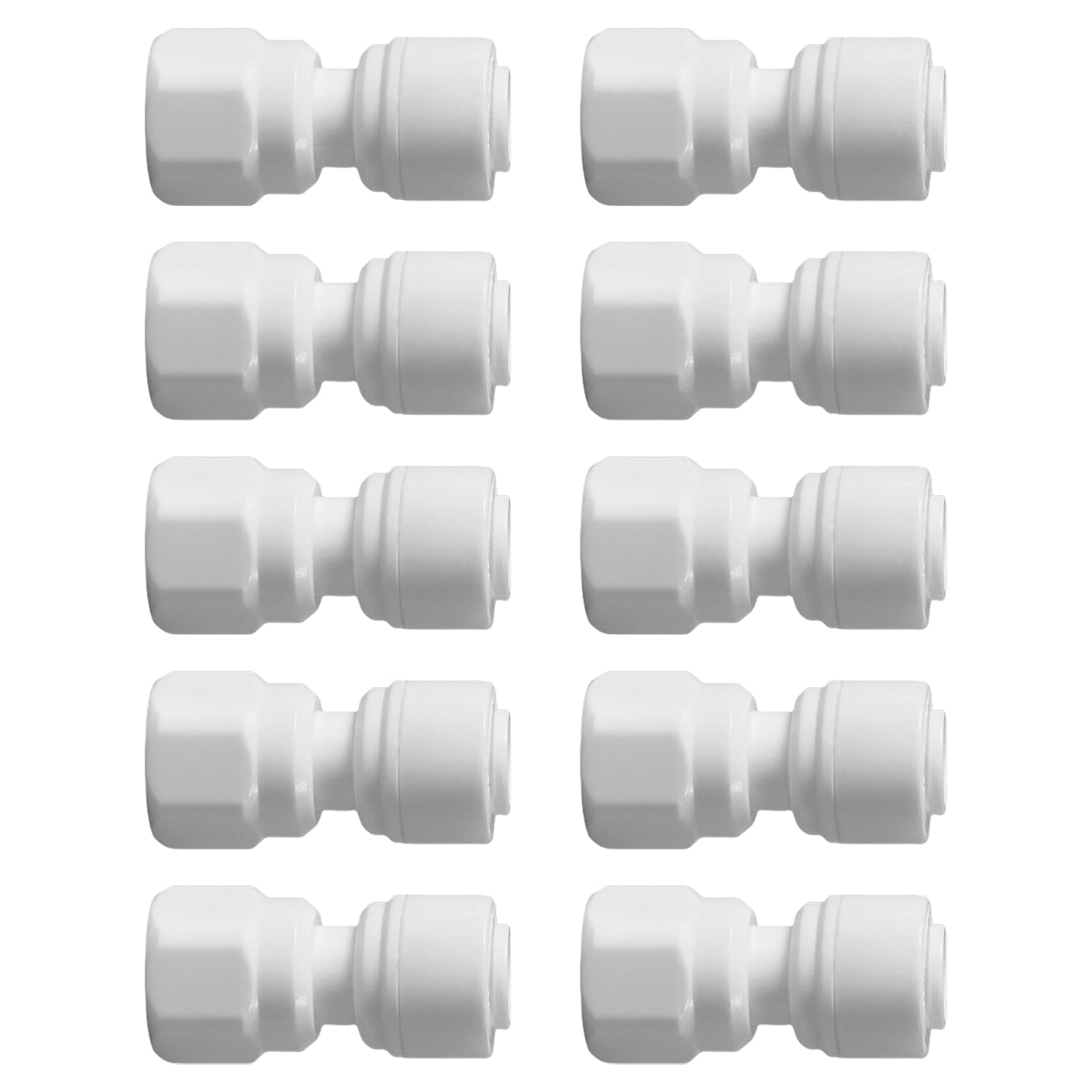 Msioytog Women's 2 Points 10Pcs M11 Faucet Adapter Fittings High Strengths Leakproof Double Sealing Rings Water Filter Connection Water Filter Installation Fitting