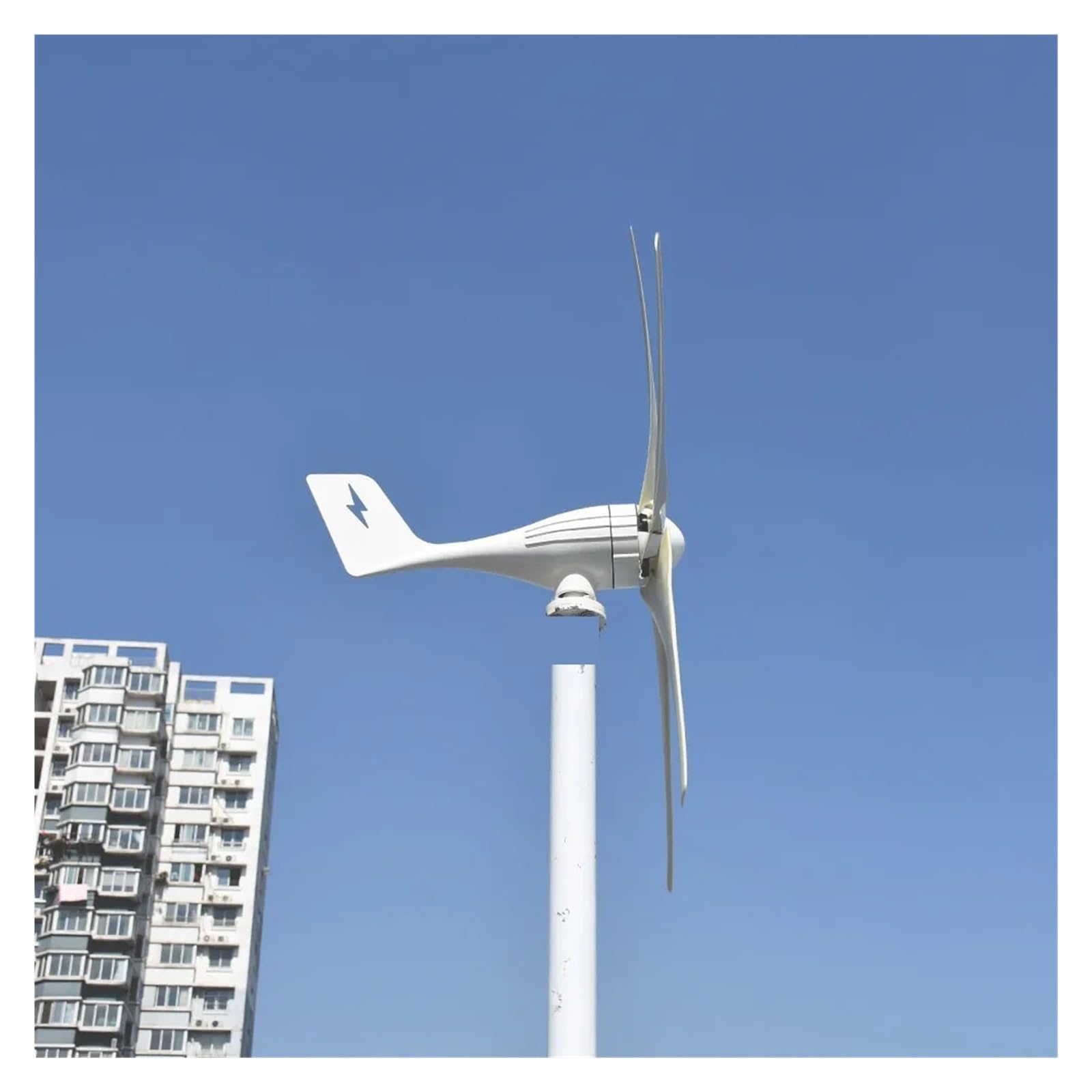 Turbine éolienne 6000W 12v 24v 48v, générateur éolien à horizontal avec contrôleur MPPT, usage domestique, 3kw, 5000W, faible vitesse du vent(Wind turbine only,48V,5000W)