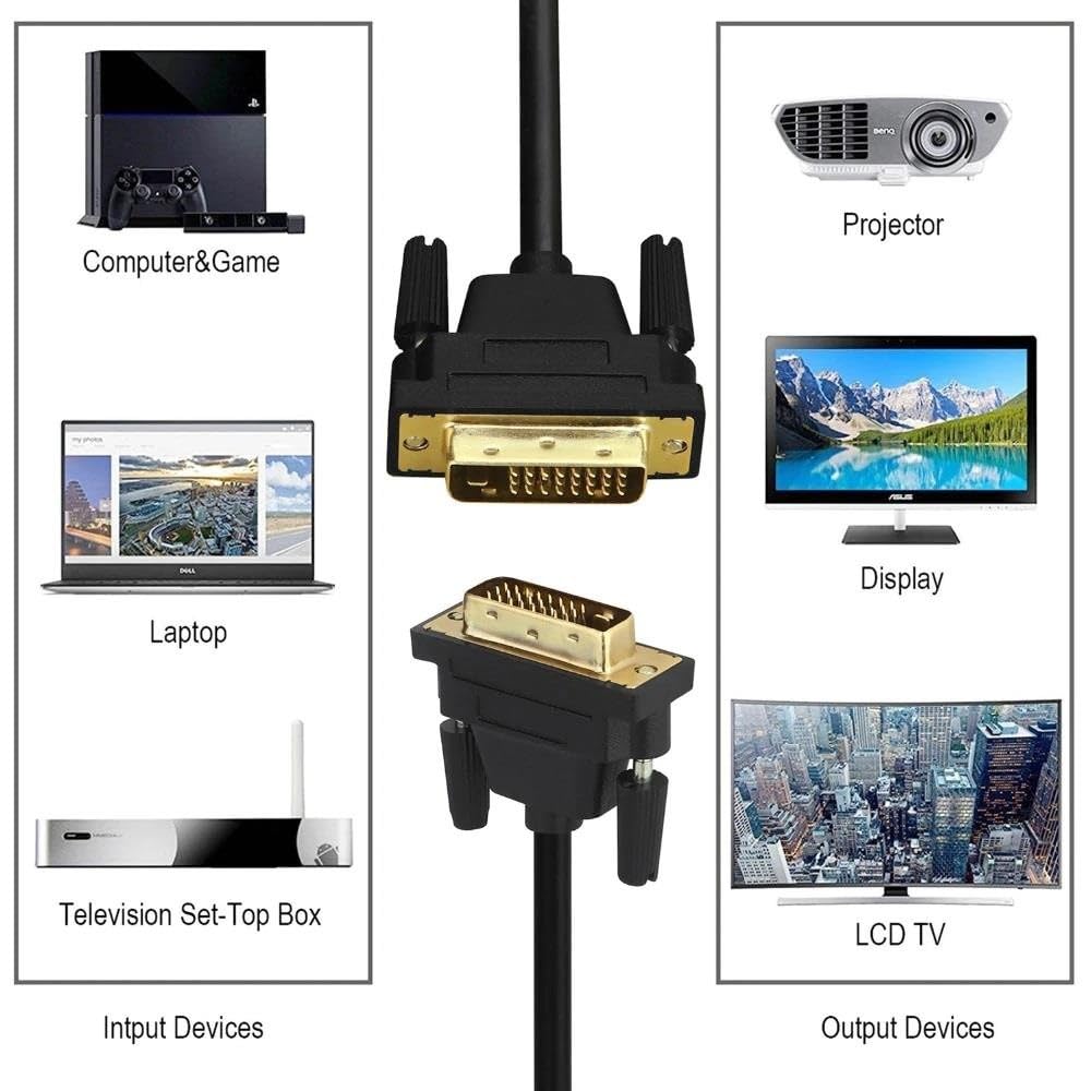 Alfais 4632 Dvi To Dvi Görüntü Monitör Kablosu 3 Metre