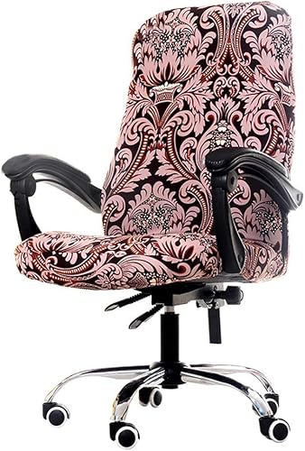 Deisy Dee - Fundas para silla de oficina para computadora, para silla de oficina y elástica, giratorias, solo fundas para silla C162