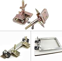 Vista 6 de 2 abrazaderas de bisagra de mariposa, serigrafía de metal, marco de mariposa, abrazadera de bisagra, herramienta de hobby DIY