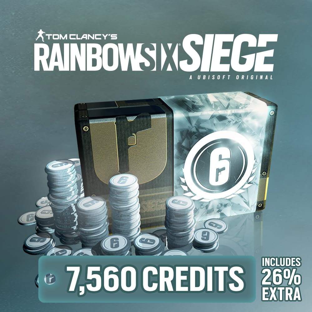 Tom Clancy’s Rainbow Six Siege 7,560 R6 Credits | PC | Ubisoft Connect [Online Game Code]