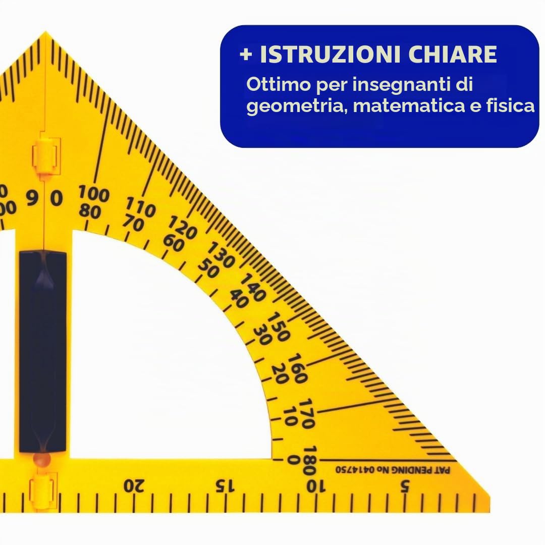 Maped 935915 Valigetta con Set di Righe, Righelli e Squadre