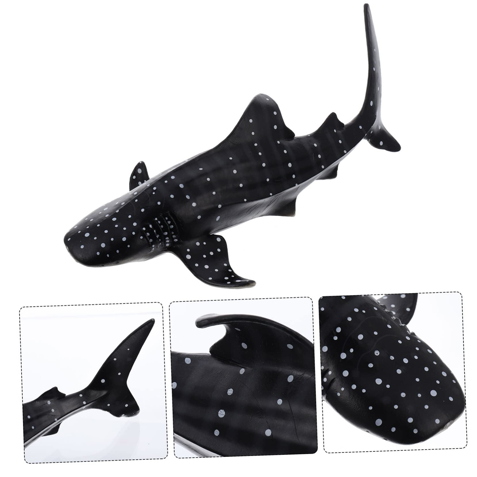 Modelo de Simulación de Tiburón Ballena Negro, Juguete Educativo Infantil