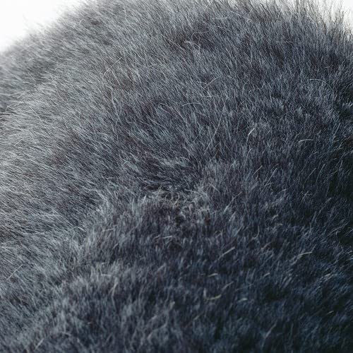 スペースラグ ラックスファー ブラック (200×250cm)