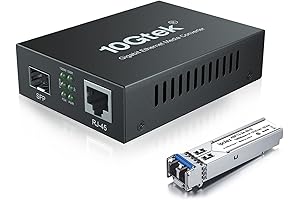Gigabit Single Mode LC Fiber to Ethernet Media Converter