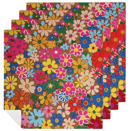 Servilletas de Tela estilo Floral 47.5x47.5 cm Pack 4 miniatura 1