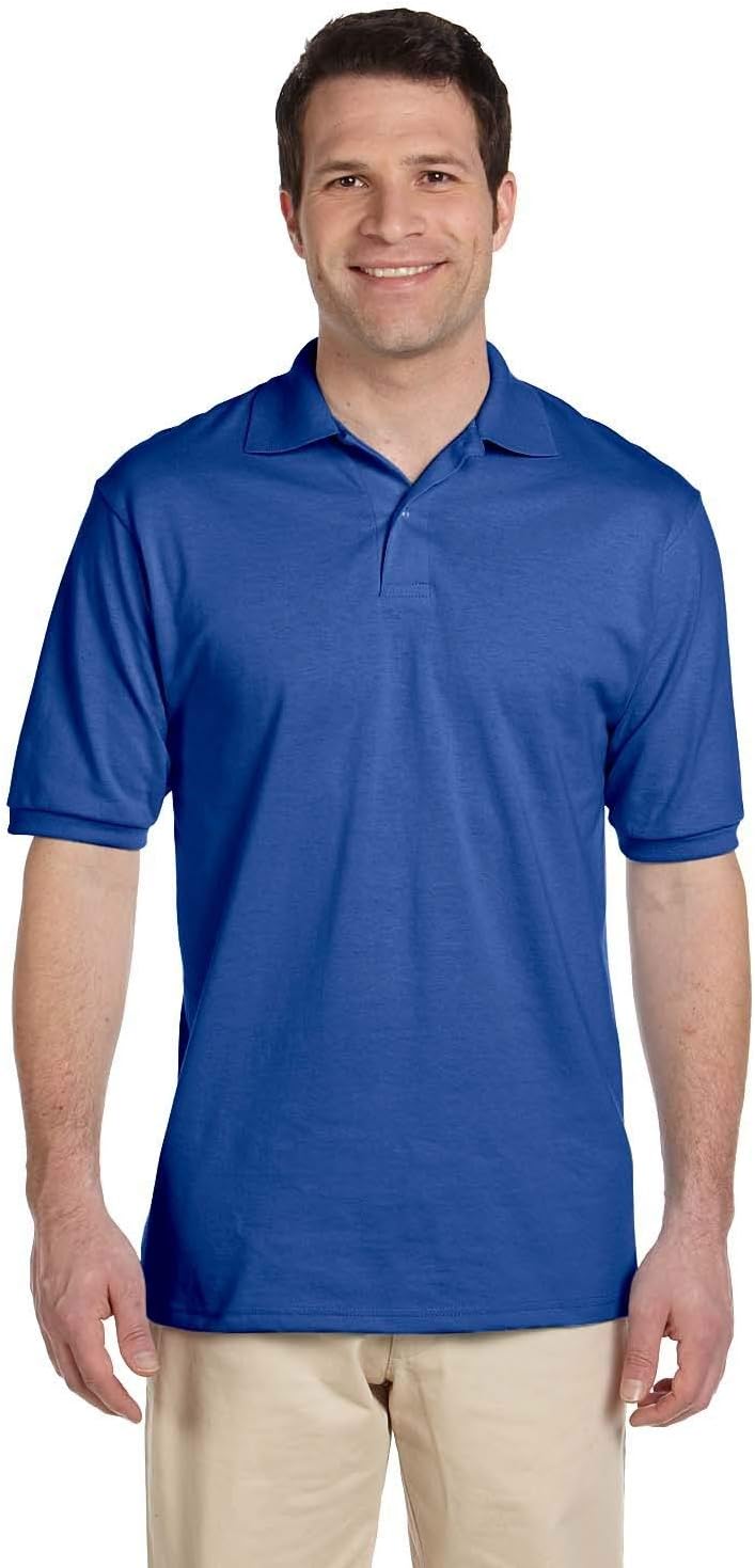 Jerzees Adult 5.6 oz. SpotShield Jersey Polo M ROYAL
