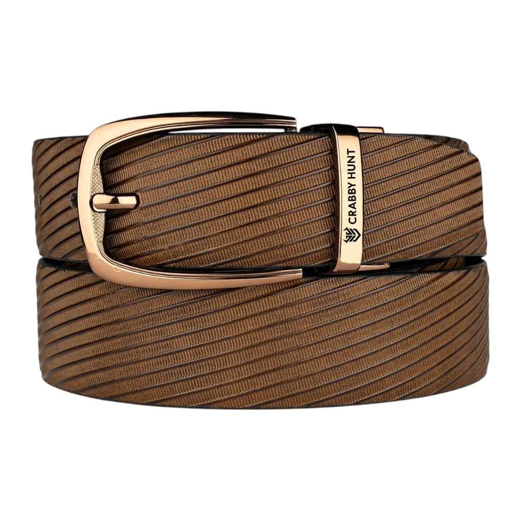 Mens Reversible Leather Belt with Black and Brown Strap-picture-42