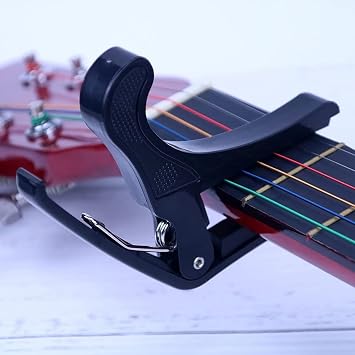 Chroma Quality METAL Guitar Binding Reed Capo - Kapo Capo Clamp & Sturdy Metal