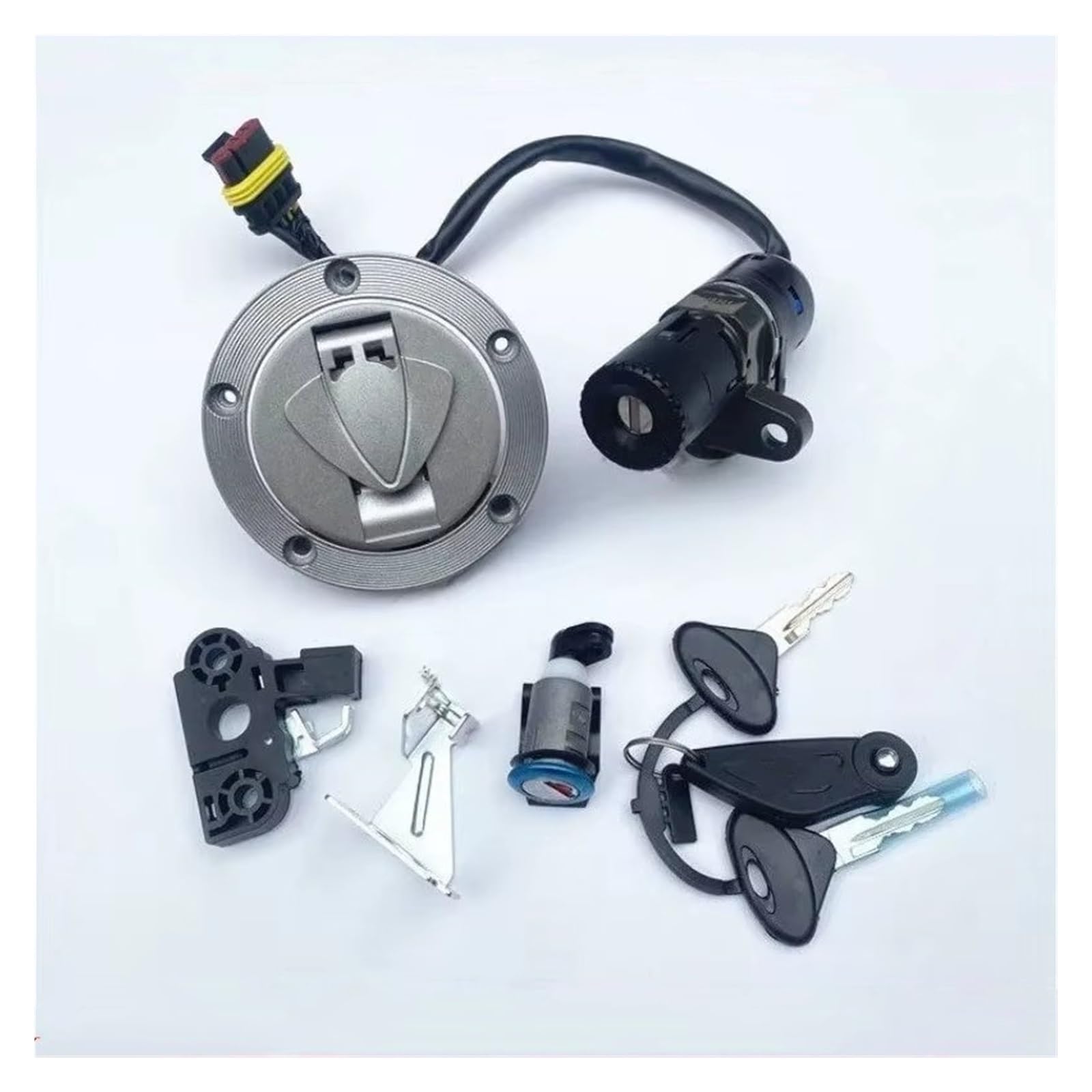 Cerradura De Encendido para 502c Interruptor Encendido Tapa Gas | Interruptor encendido motocicleta tapa bloqueo asiento tapa tanque combustible juego llaves Kit
