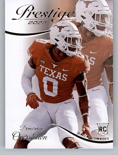 2023 Panini Prestige #325 Demarvion Overshown RC Rookie Card Dallas Cowboys Official NFL Football Card in Raw (NM or Better) Condition