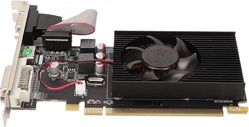 Tarjeta gráfica HD6450, 64bit 3600MHz 2GB DDR3, tarjeta de video 4K, accesorios de computadora HDML, soporte 1080P HD/DVI D, salida 4K FHD, para