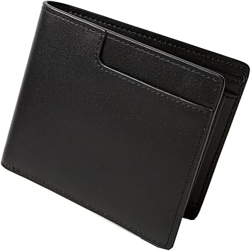 Amazon Co Jp Amazon限定ブランド Salba サルバ ミニ財布を徹底追及 薄い財布 ミニマリスト 二つ折り財布 本革 メンズ All Black シューズ バッグ