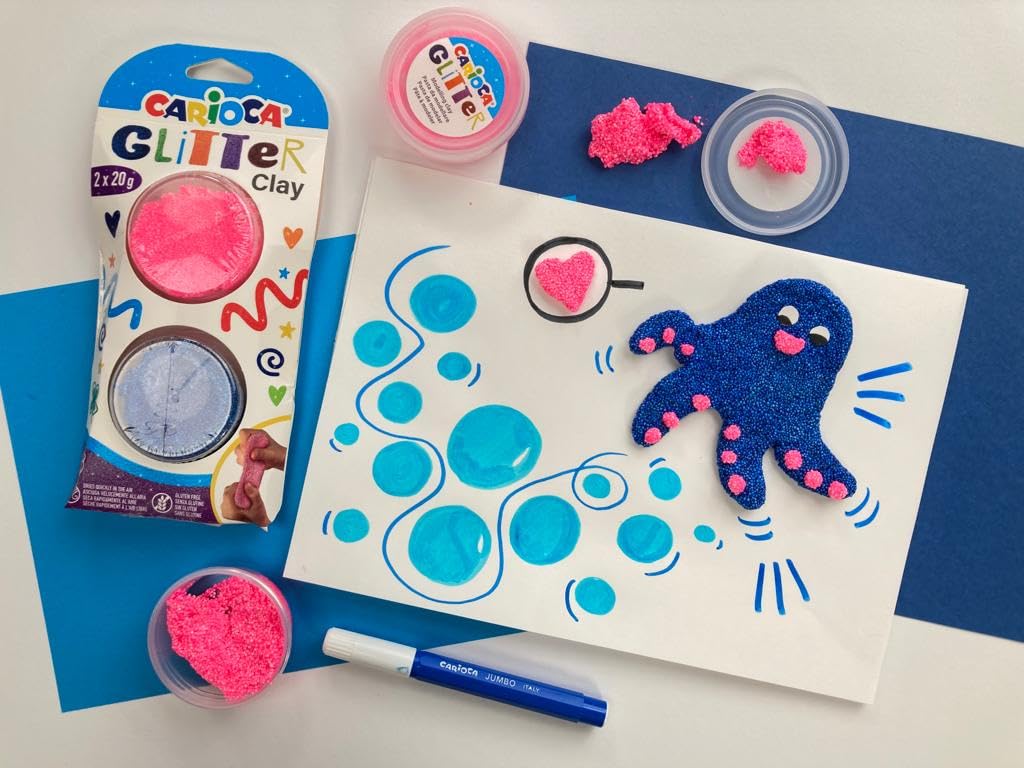 Kit colori Carioca Glitter Box 39 pz