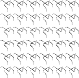 Cabilock 50Pcs Store Product Hook pegboard j Hooks Pegboard Display Hook Hanger Hooks Hooks& Hangers Heavy Duty Metal Peg Board peg Board Wall Hooks Piercing Jewelry Wall Panel Rack Hook