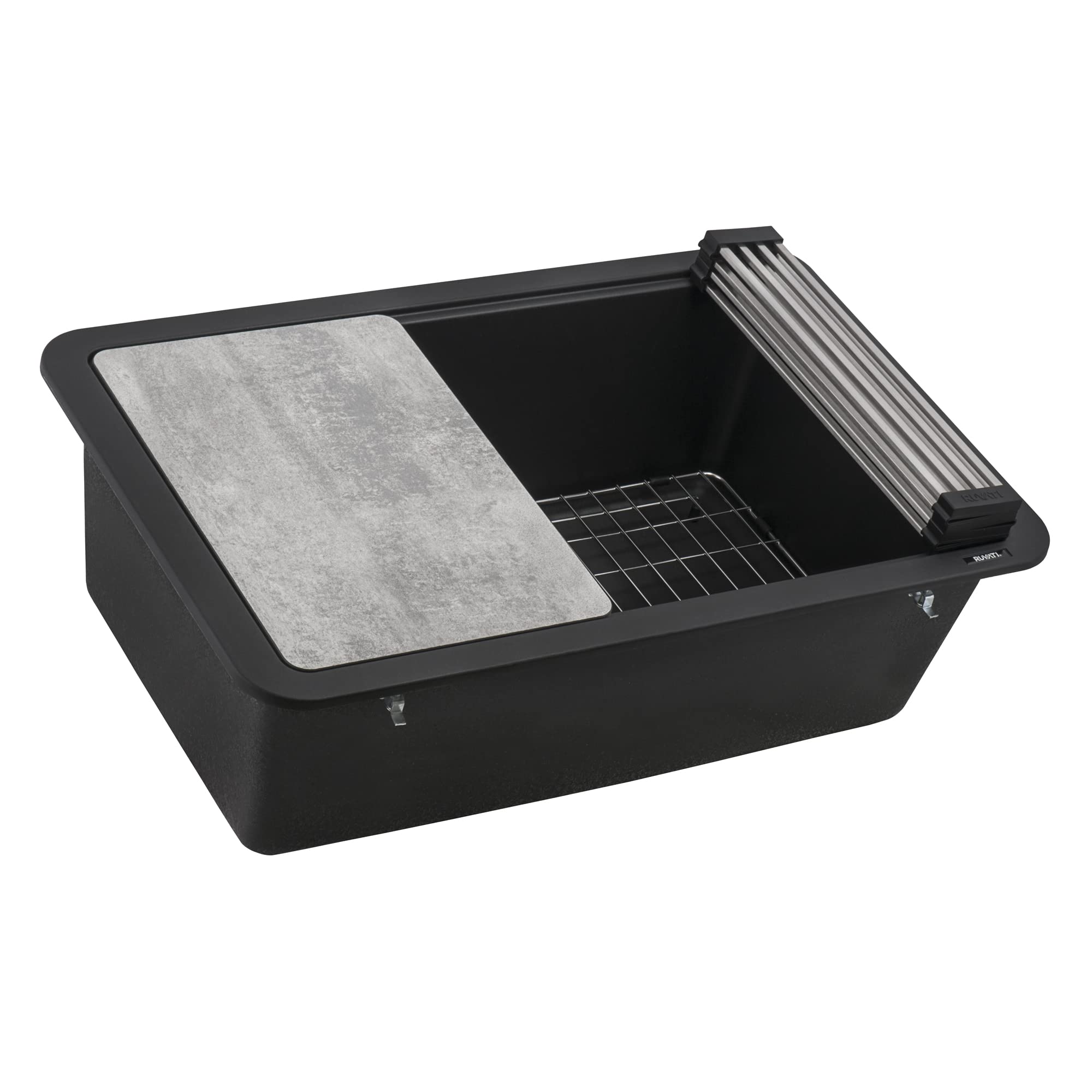 Ruvati Black Undermount Workstation Sink