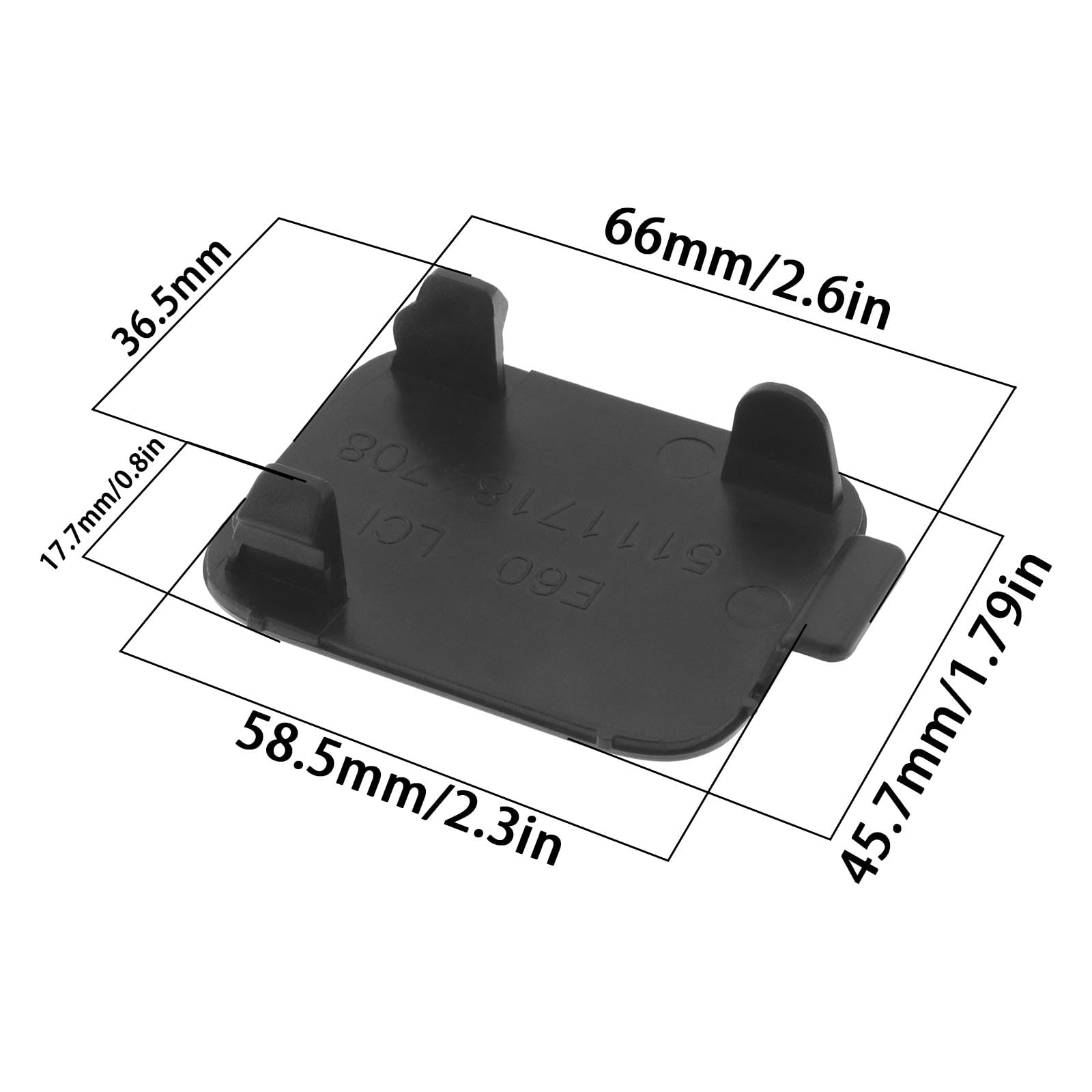 Abschlepphaken-Abdeckkappe Für BMW 5er E60 E61 - Perfekter Ersatz