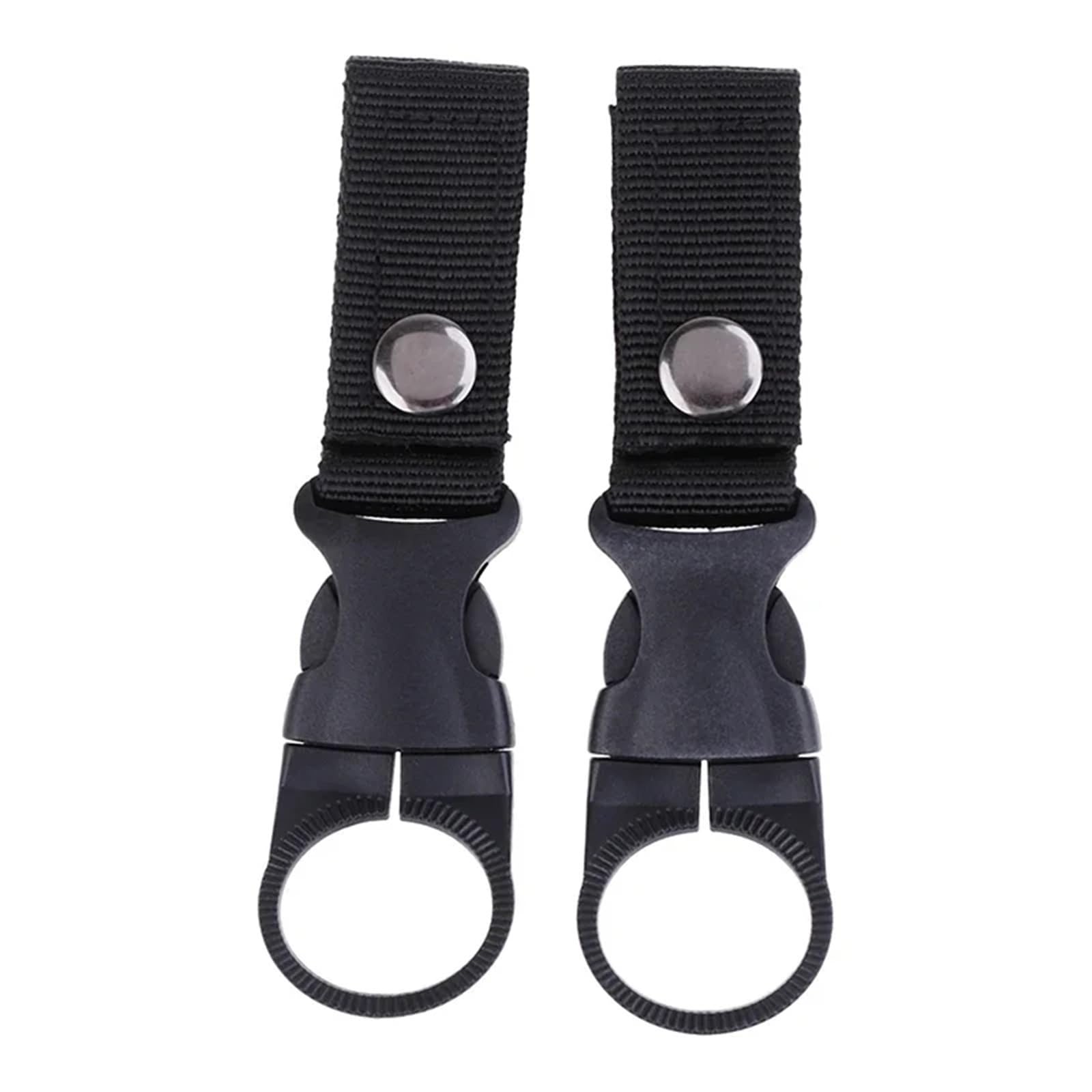 GHHZML Water Bottle Clip Outdoor Waterbottle buckle hook Nylon Webbing Buckle Hook Climb Carabiner Belt Backpack Hanger Camp Water Bottle Holder Clip