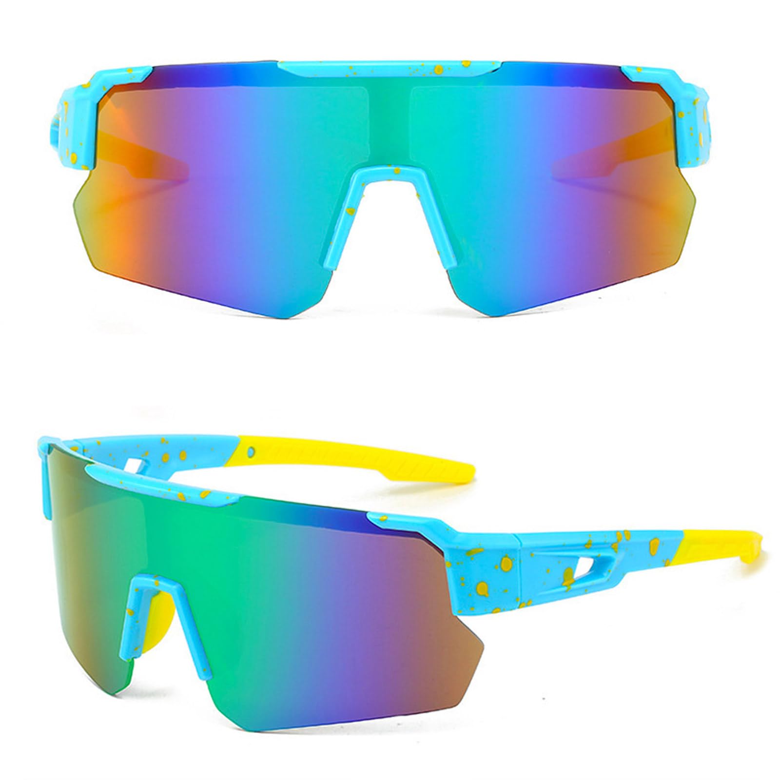 MUSELK Gafas de Sol Deportivas para Hombre y Mujer, Gafas de Sol polarizadas Gafas de Sol con UV400 para Actividades al Aire libre Carreras Ciclismo Esquí
