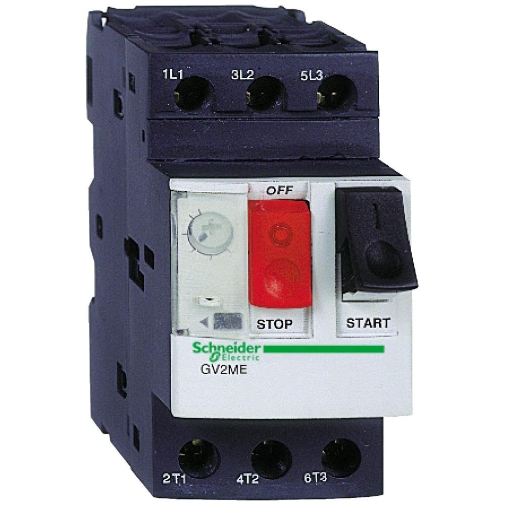 Schneider Electric - TeSys GV2ME - disj. moteur - 1..1,6A - 3P 3d - déclencheur magnéto-thermique - GV2ME06