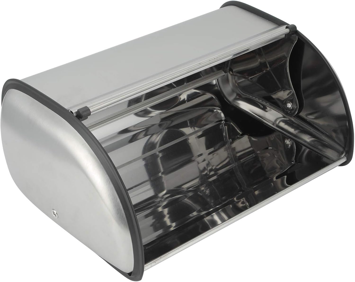 Bread Storage Box, Large Capacity Stainless Steel with Non Slip Base, for Bread Cake Container