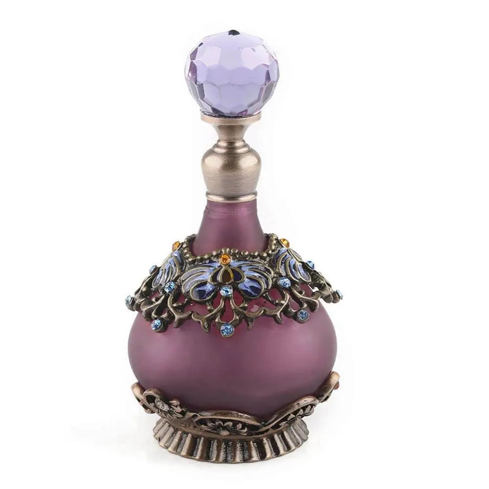 Rozpylacz do perfum, Perfume Atomiser 23ml Glass Bottle Purple Refillable Travel