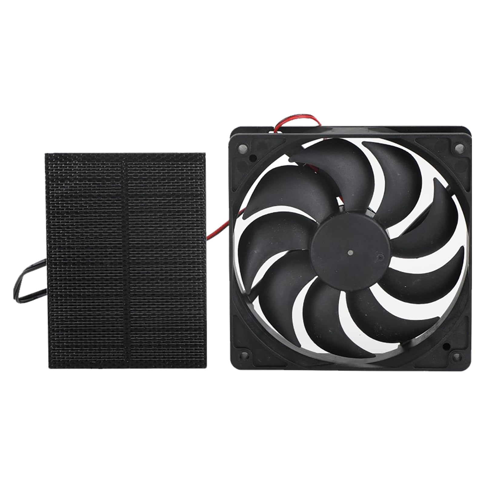 Zerodis Kit de Ventilateur de Panneau Solaire 3W économe en énergie