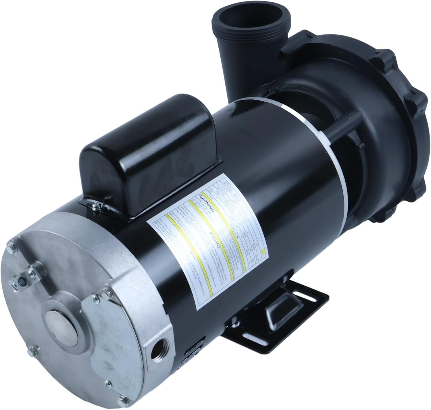 Pool Spa Pump Plastics 3721621-1D Executive 56 Frame 4 HP, 230 Volt Hot Tubs, 3450 RPM high/1725 RPM low, Amperage: 12A high/4.4A low, Intake: 2’’ Plumbing Discharge: 2’’ Plumbing