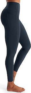 Damen Sport Leggings High Waist Blickdicht Sporthose mit Taschen Lang Laufhose Yogahose Tights