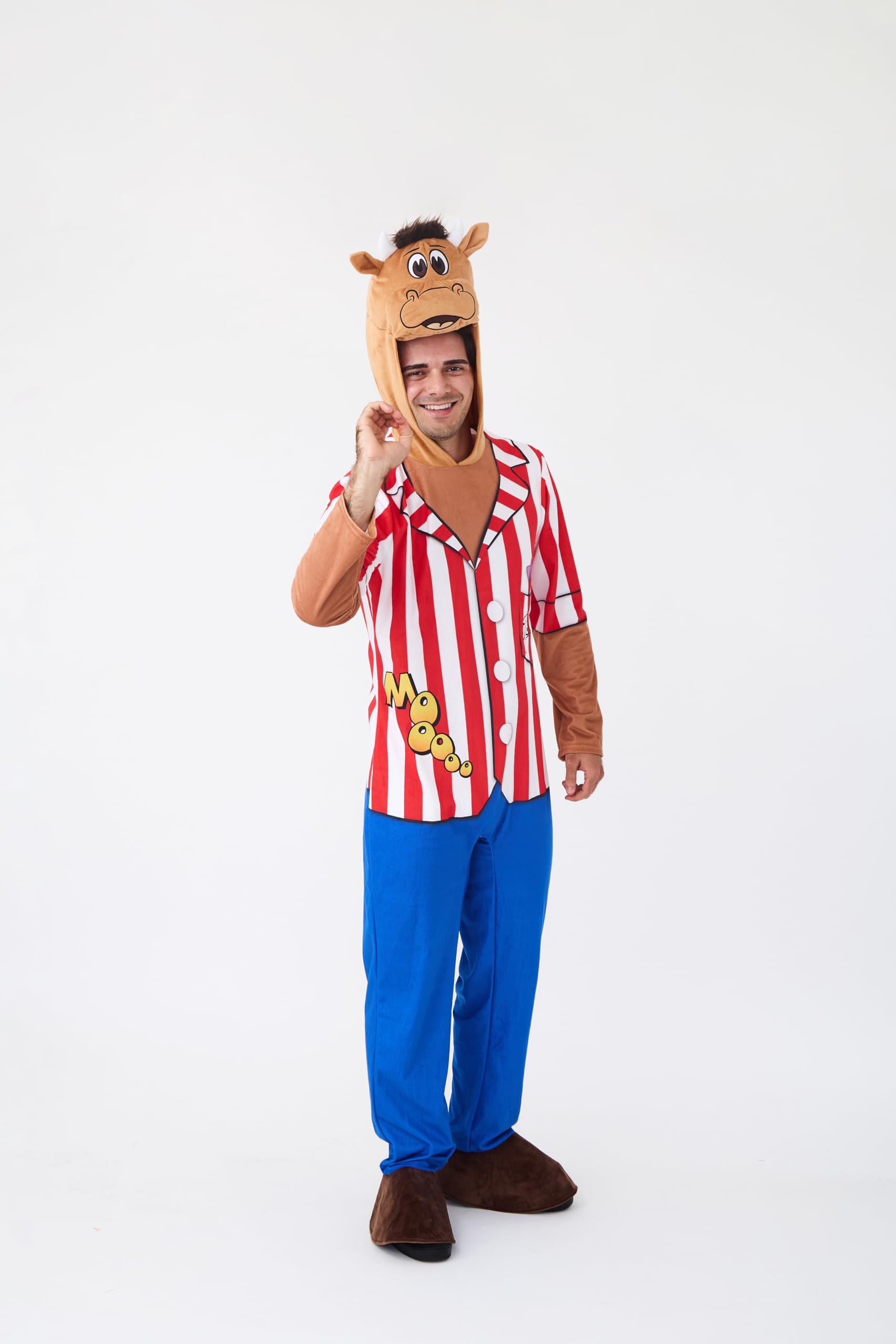 Blues Group Adults Officially Licensed Bullseye Unisex Full Costume | Fancy Dress, Parties, and Role Play | Size S-XL | (L/XL)