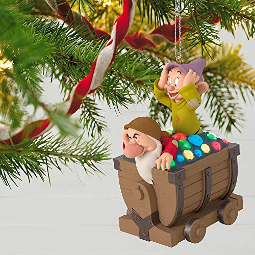 Hallmark Keepsake Christmas Ornament 2018 Year Dated, Disney Snow White And The Seven Dwarfs Off We Go! With Music And Light #TOP1