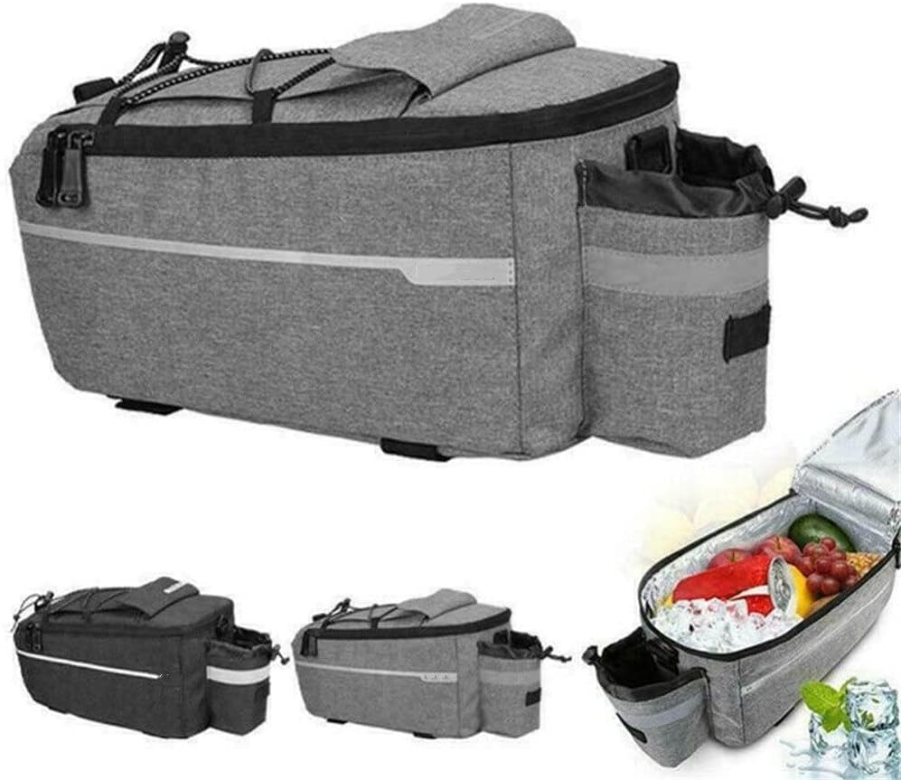 HBJWOV Bicycle Seat Rear Bag Waterproof Pannier Rack Pack Shoulder Bike Bicycle Accessories