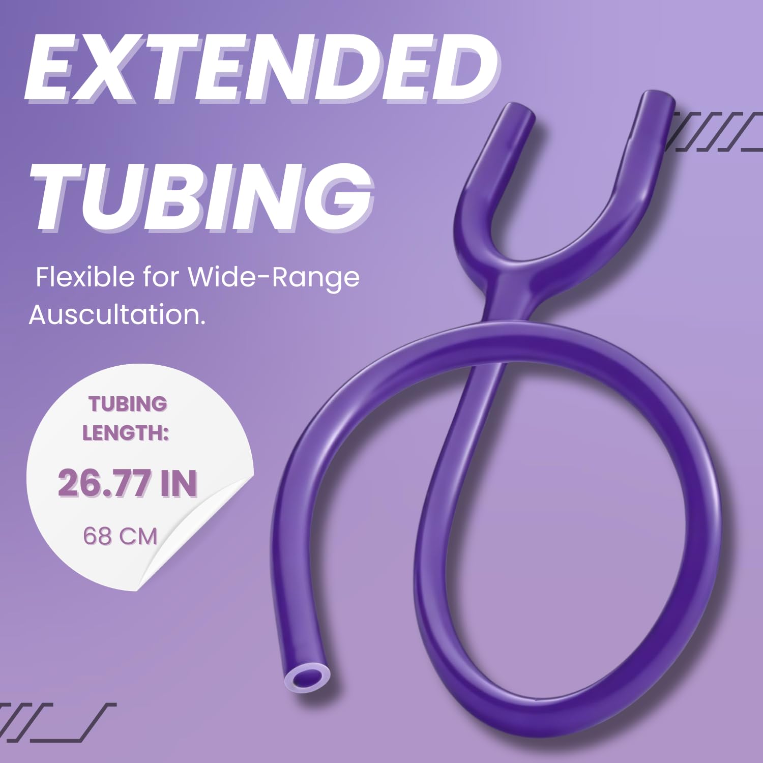 Rainbow Purple Stethoscope - Nurse Stethoscopes -6 Rainbow Purple Stethoscope - Nurse Stethoscopes -6