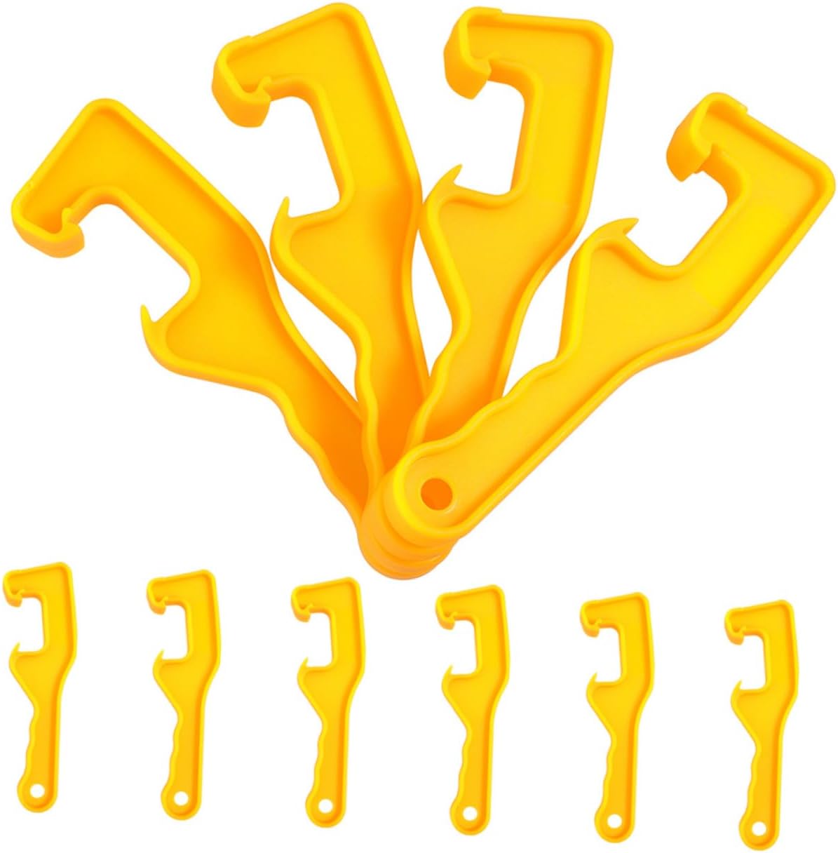 10pcs Paint Can Opener Set Heavy-Duty Bucket Lid Remover Tool Universal Paint Bucket Wrench for Easy Opening