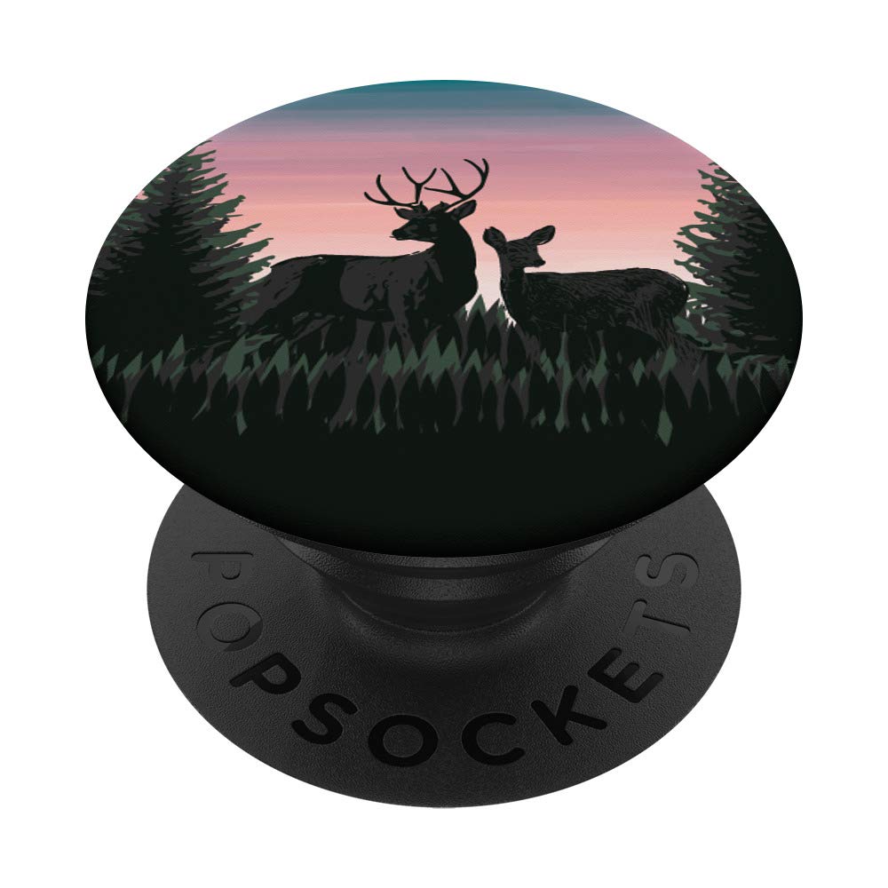 Buck Doe Deer Graphic Design Illustration ARD