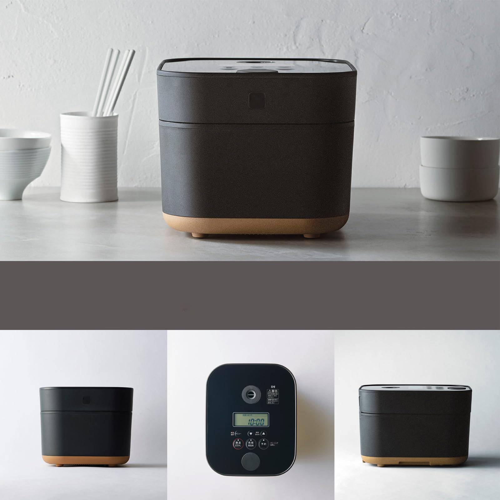 Amazon | 炊飯器 5.5合 IH式 黒まる厚釜 ブラック | ノーブランド品
