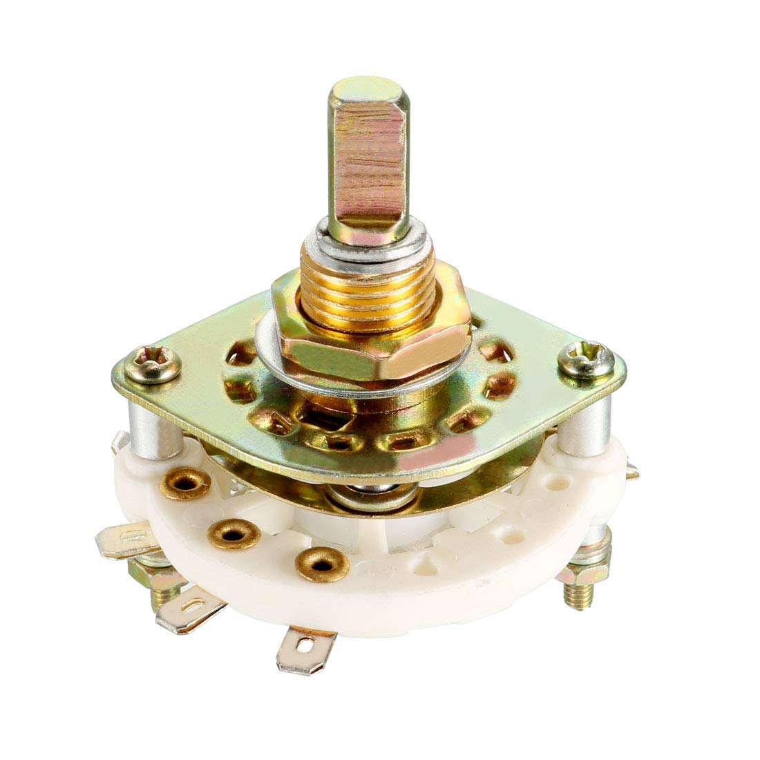 uxcell 1P8T 1 Pole 8 Position Selectable Single Deck Band Channel Rotary Switch Selector