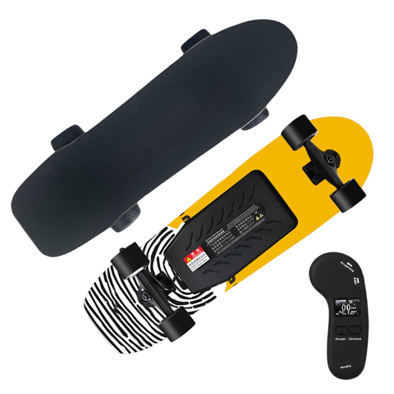 aallwwsso Electric Skateboard With Remote Controller, Adult Electric Longboard Skateboard,24/45 Km/H Top Speed,26/24 Km Range,Ip54 Splash-Resistant Skateboard For Teens And Beginners dualdrive-E
