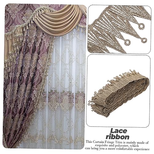 Bordure dentelle dorée galons de style jacquard pour ameublement - 6