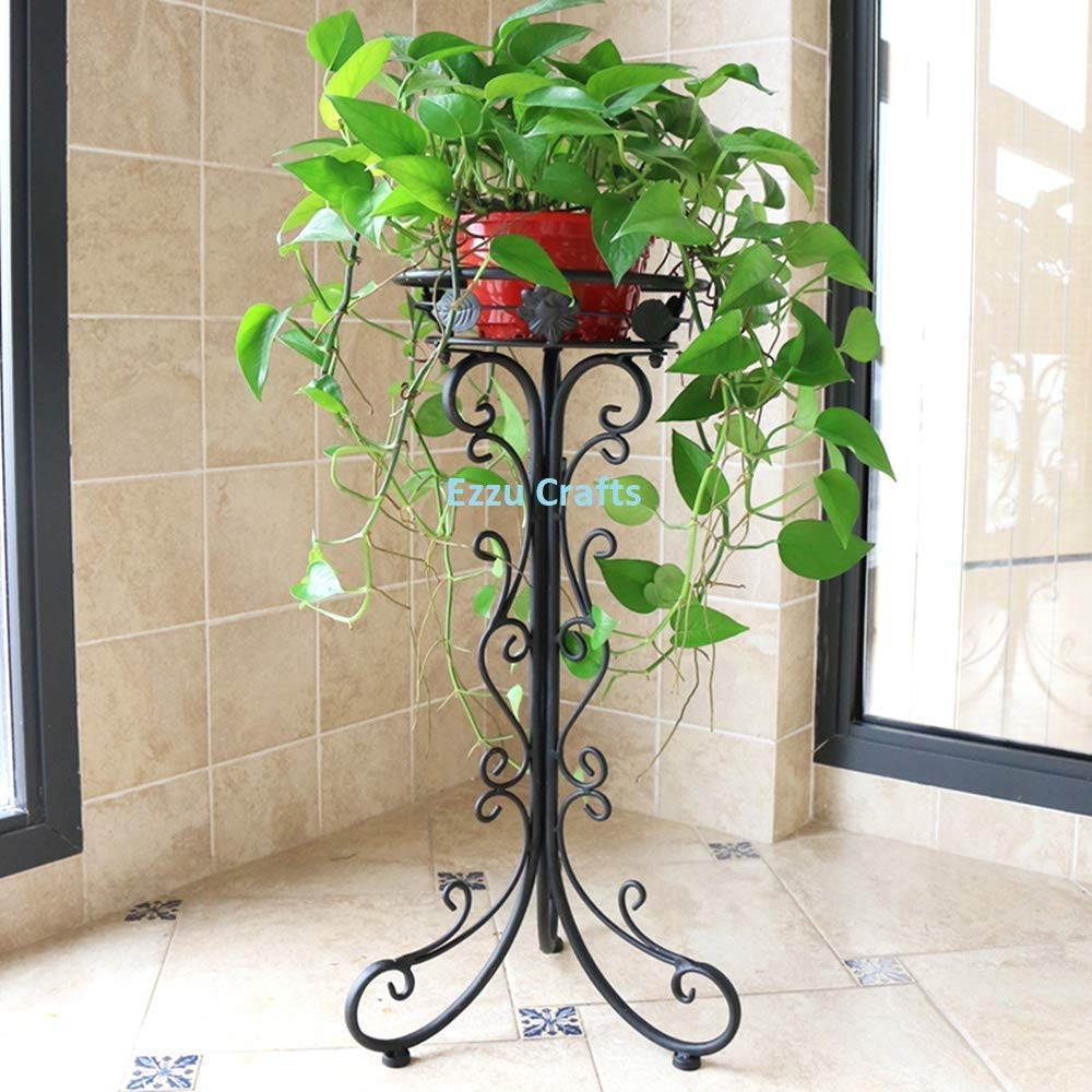 Ezzu Crafts Metal Plant Stand, Black, standard (B084DW1BML) Amazon Price History, Amazon Price Tracker