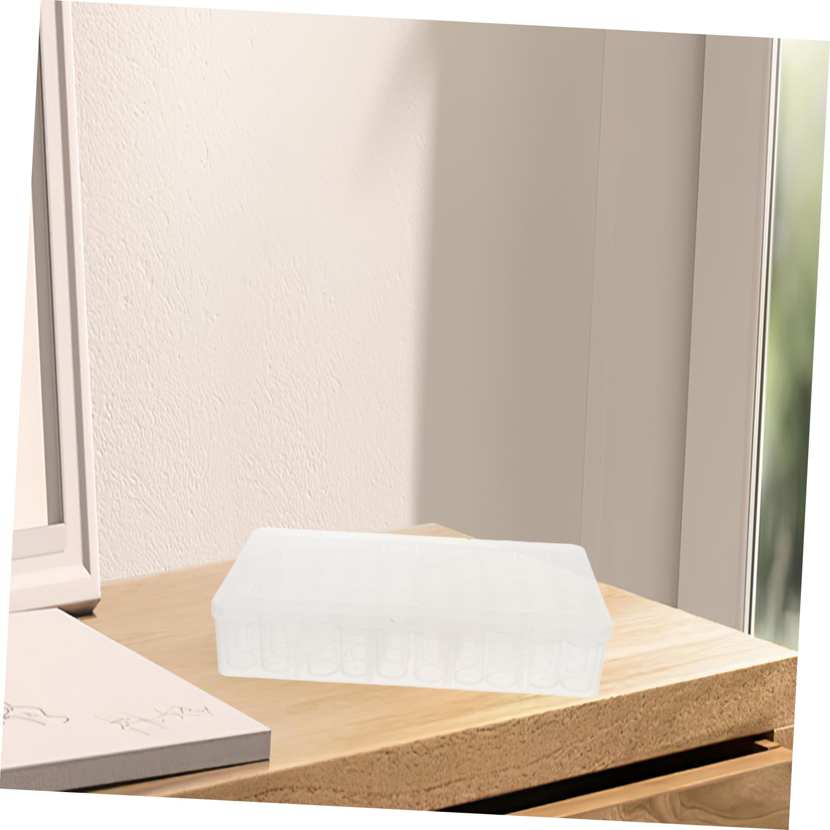 UPKOCH Scatole di Plastica Trasparenti da Scomparti per Conservare Semi con Etichette Numerate Organizer per Pacchetti e Piccoli Oggetti come Gioielli e Perline