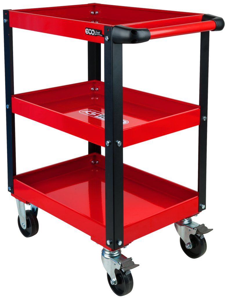 KS Tools 890.0001 ECOline Carrello di servizio per officina in lamiera, 850x680x425mm