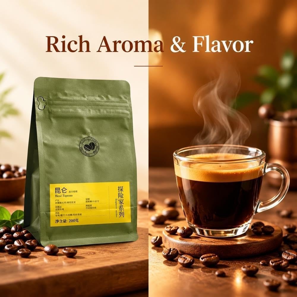 Caffè Miscela Espresso in Grani, 200g Arabica