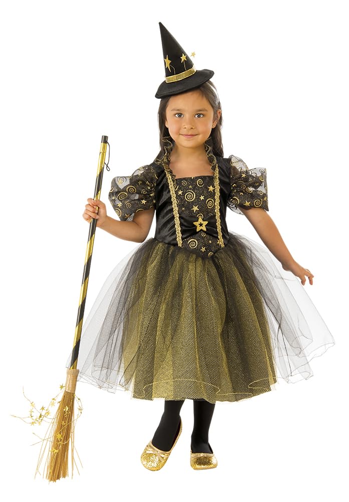 Rubies Web Witch Childs Costume, Gold, Medium