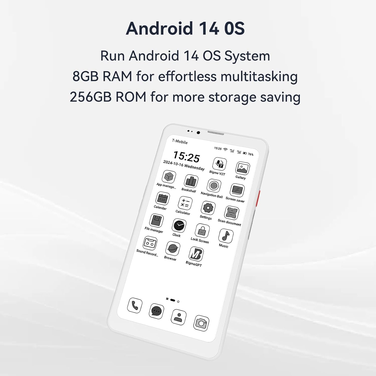 Amazon.com: Bigme ePaper Smartphone 6.1 inch Hibreak Pro, 8+