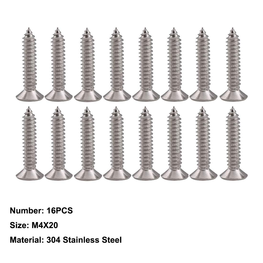 4 piezas Pies ajustables, Pies de gabinete de 200 mm de altura, patas de mesa, patas de muebles, acero inoxidable cepillado, altura ajustable de 0-15 mm, vienen con tornillos de acero inoxidable